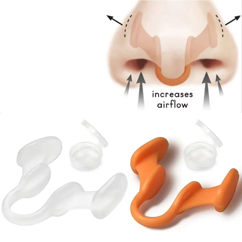 1Pc Silicone Nose Clip anti Snoring Nasal Dilator Stop Snore Aid Easy Breathe Improve Sleeping Rhinitis