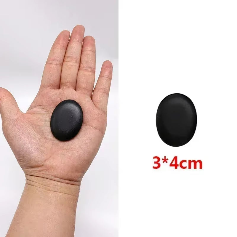 1PC Natural Hot Stone Massage SPA Rocks Basalt Stone Relieve Stress Back Pain Therapy Stone Health Care Massage Tools Health