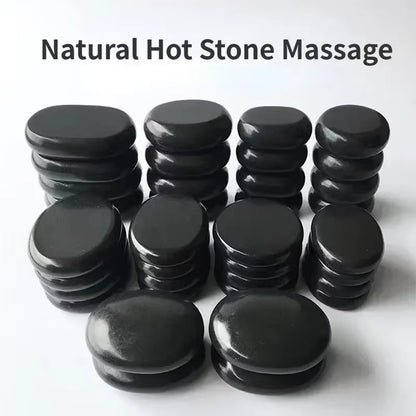 1PC Natural Hot Stone Massage SPA Rocks Basalt Stone Relieve Stress Back Pain Therapy Stone Health Care Massage Tools Health