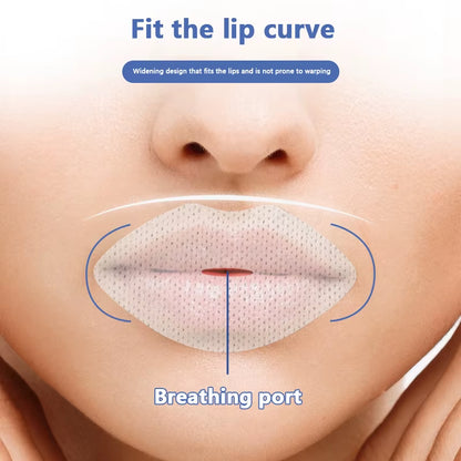 30Pcs/Bag Lip Shape Anti-Snoring Stickers for Children Night Sleep Lip Nose Breathing Improving Patch Mouth Close Sticker