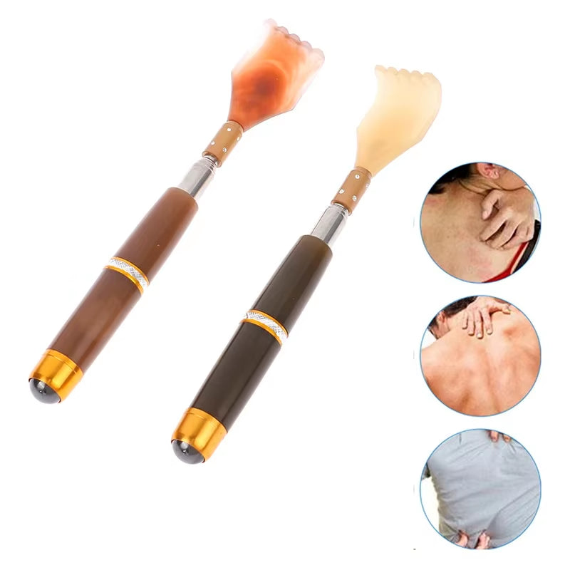 1Pc Telescopic Back Scratcher Scratching Backscratcher Massager Kit Back Scraper Extendable Telescoping Relaxing Back Massager