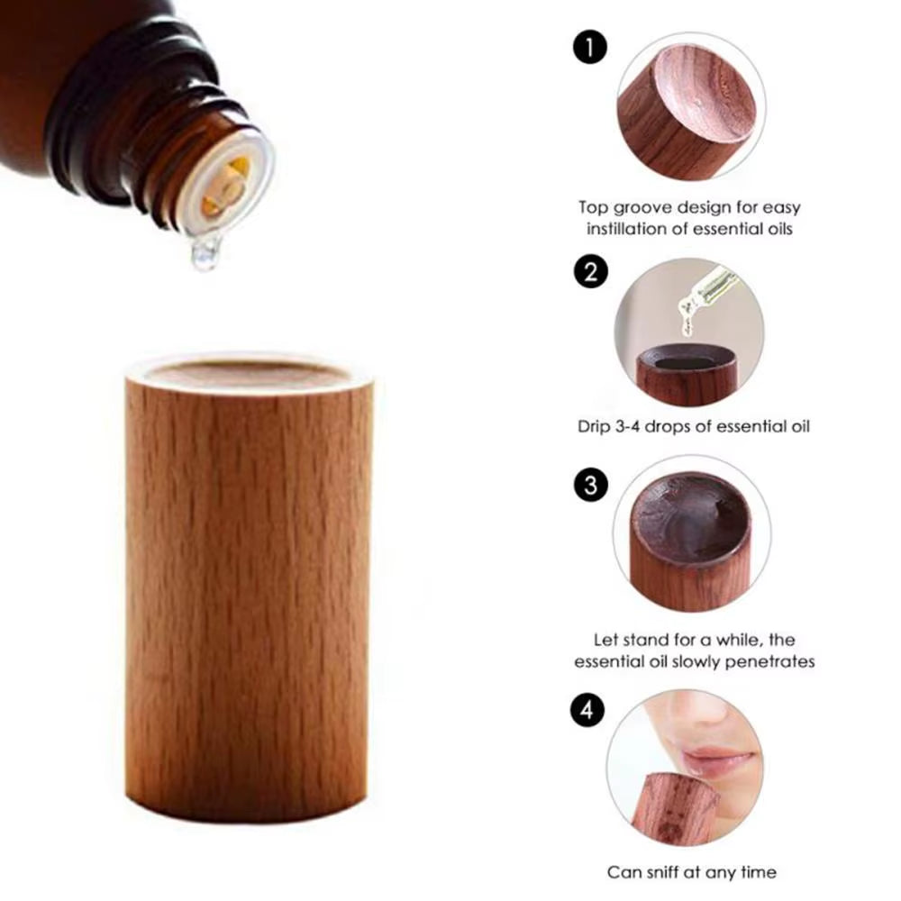 Home Essential Oil Diffused Wood Aroma Essential Oil Diffuser Wooden Essential Oil Aromatherapy Diffuser for Sleeping Aid