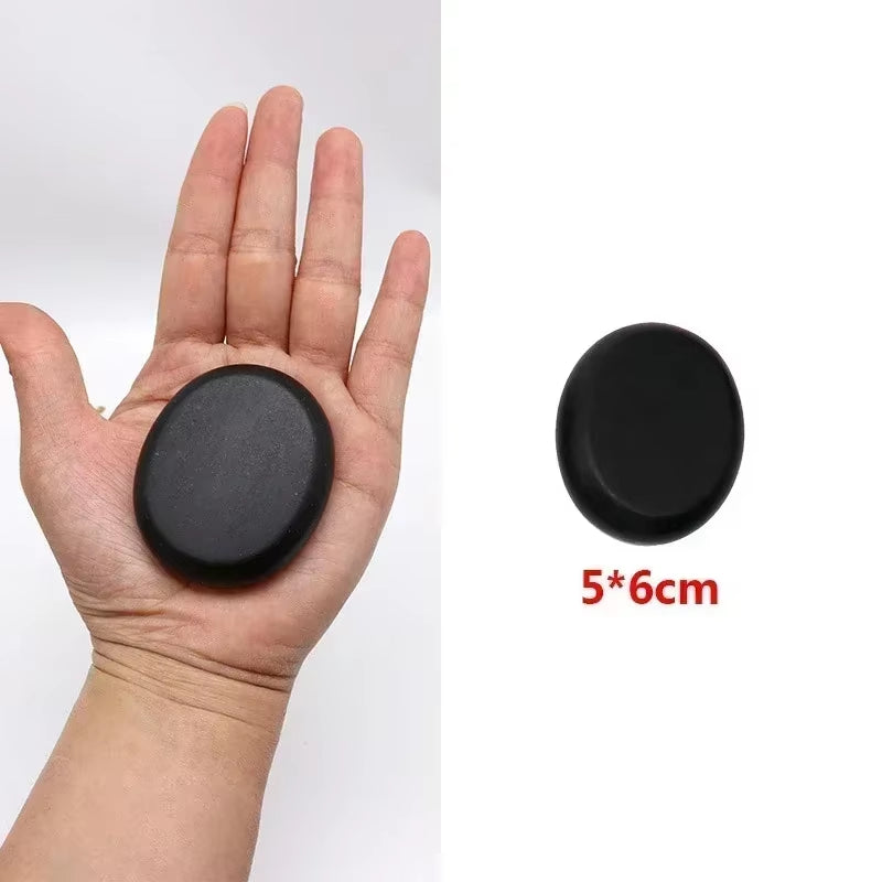 1PC Natural Hot Stone Massage SPA Rocks Basalt Stone Relieve Stress Back Pain Therapy Stone Health Care Massage Tools Health