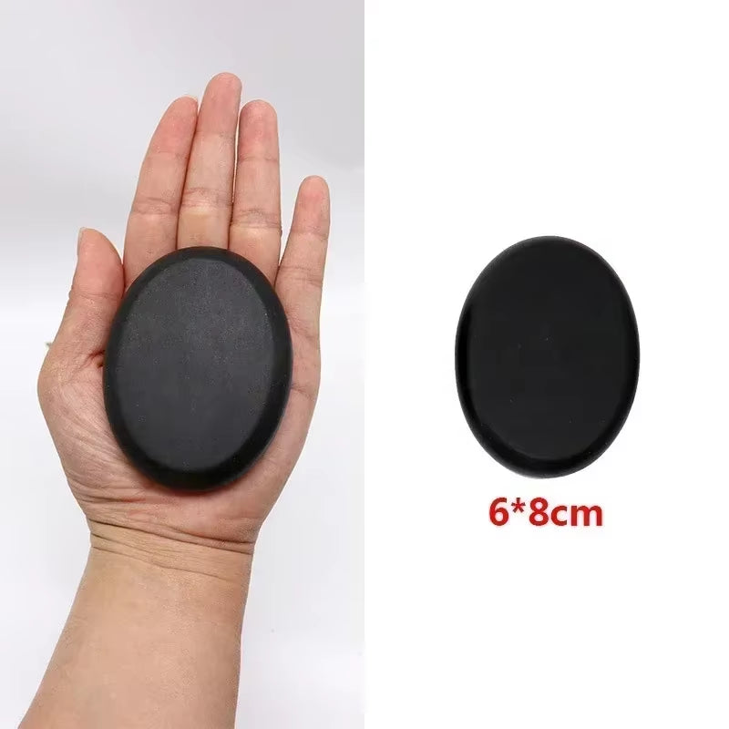 1PC Natural Hot Stone Massage SPA Rocks Basalt Stone Relieve Stress Back Pain Therapy Stone Health Care Massage Tools Health