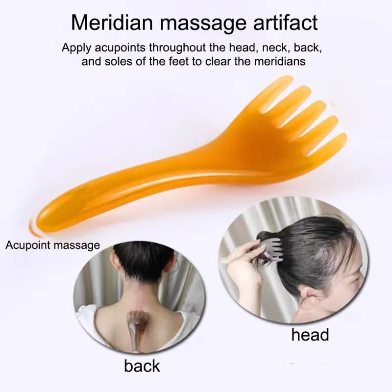 Scalp Back Massager Head Scratcher Protable SPA Head Massager for Deep Relaxation Can Be Used on Every Part of the Body