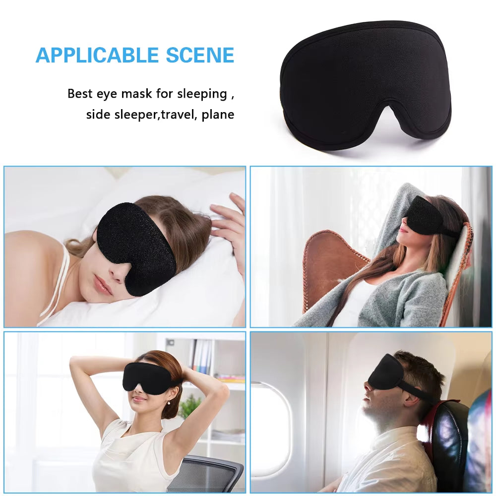 Eyepatch Sleep Shade Silk Sleeping Mask Soft Sleep Eye Mask for Travel Eye Cover Sleeping Blindfold Softair Mask Sleeping Aid