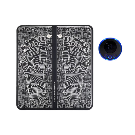 EMS Foot Massager Pad Relief Pain Relax Feet Acupoints Massage Electric Muscle Stimulation Improve Blood Circulation Relax Feet