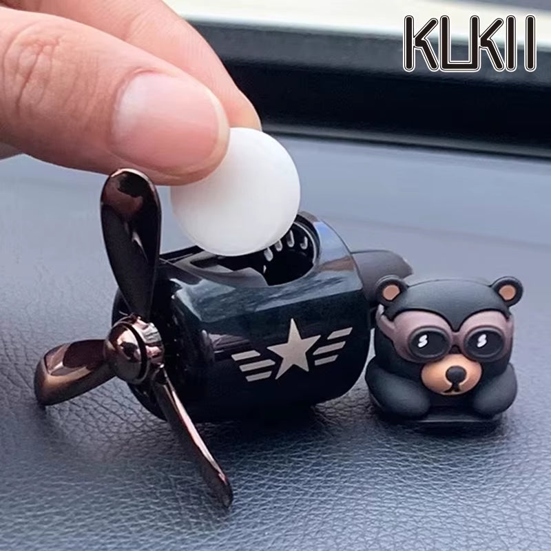 [Just Refills,Exclude Any Pilot/Plane] Bear Car Air Fresheners Replacement Tablets Fragrance Pods Aroma Supplement Perfume Pads