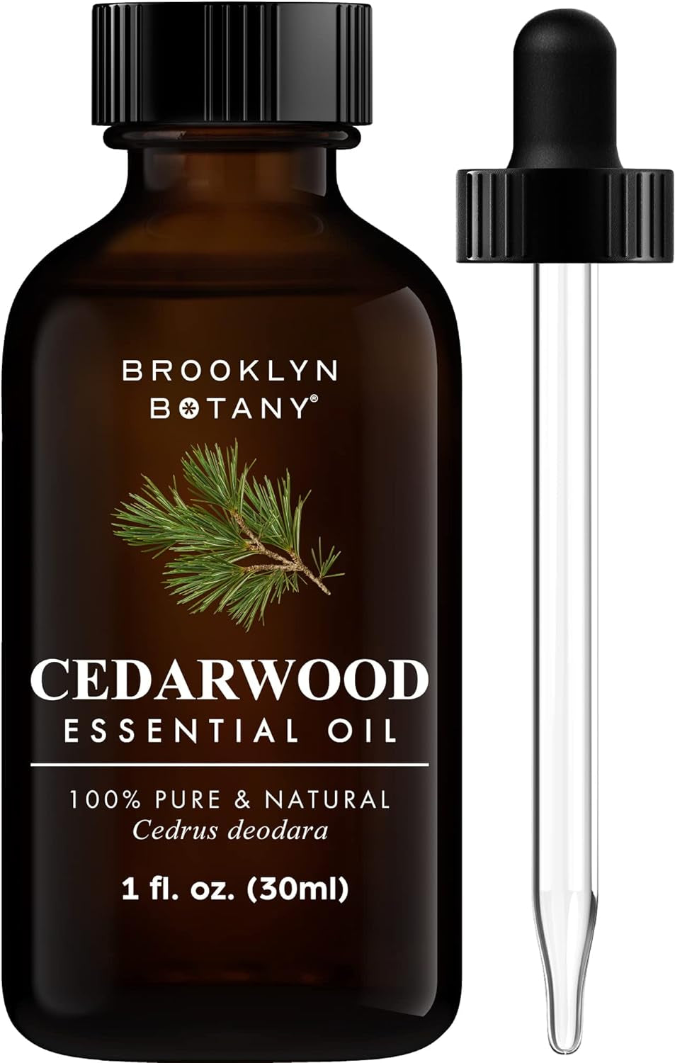 Cedarwood Essential Oil – 100% Pure and Natural – Premium Grade Oil with Dropper - for Aromatherapy and Diffuser - 1 Fl Oz