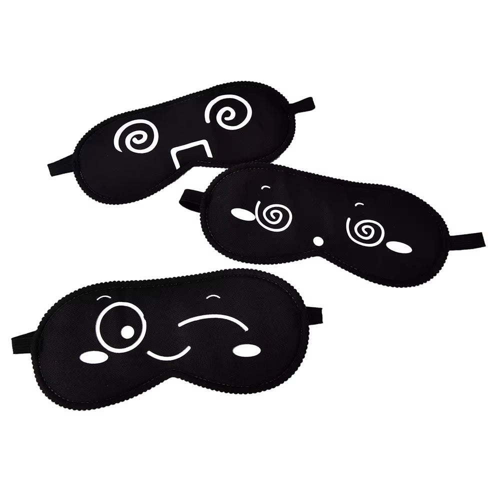 1Pc Sleeping Eye Mask Black Mask Travel Sleep Tools Bandage on Eyes Black Eye Shade Sleep Mask