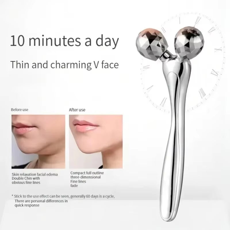 3D Facial Roller Massage V Shape Face Lifting Massage Lift Full Body Massage Massage Relaxation Beauty Massage