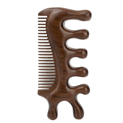 Wooden Meridian Massage Comb Health Head Therapy Scalp Relaxation Facial Scraping Massager Relaxation Body Tool